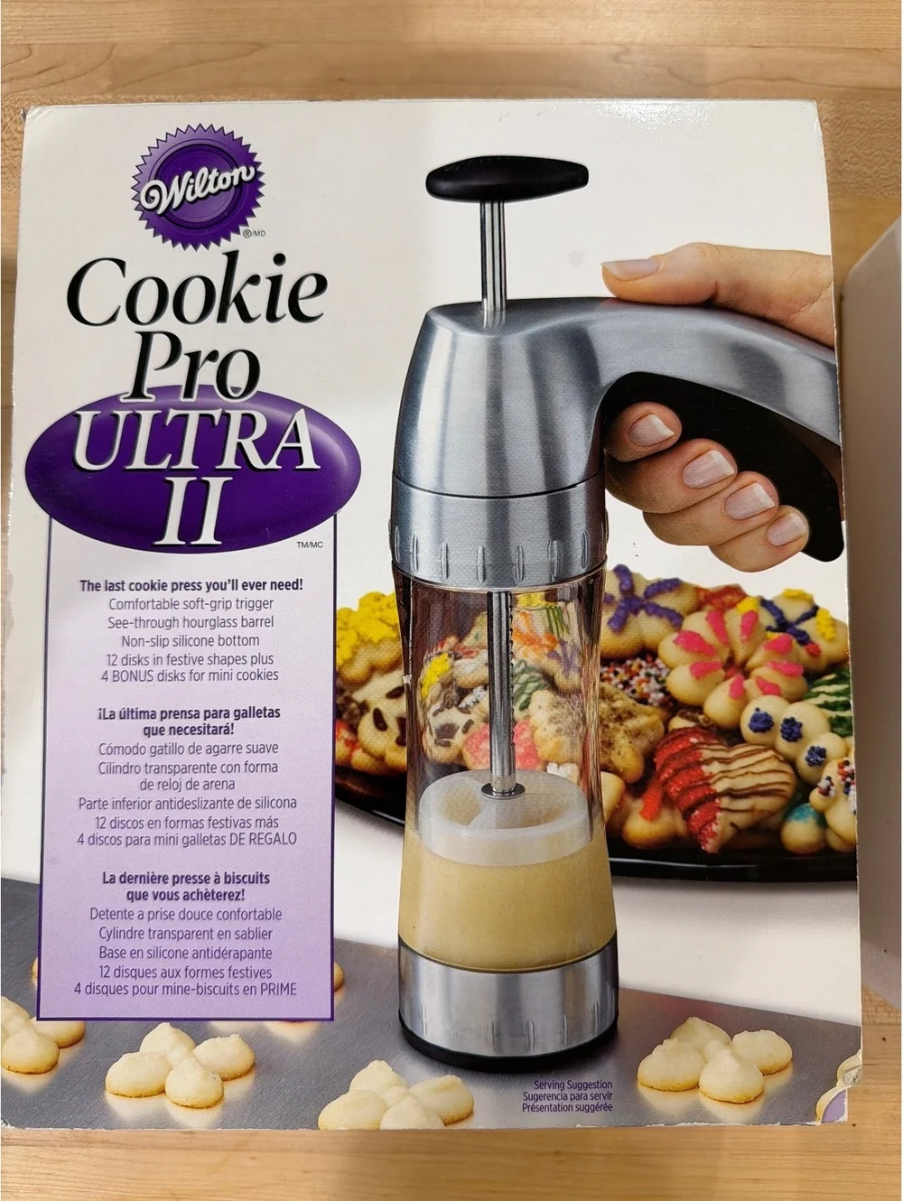 Wilton Cookie Pro Ultra II Cookie Press with 12 Discs